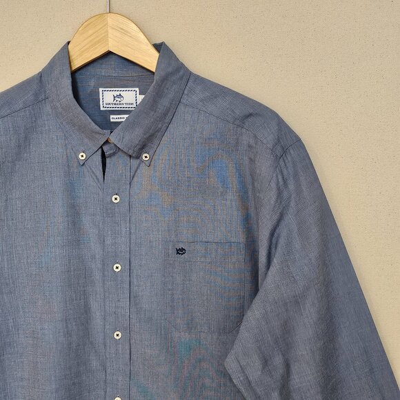Southern Tide Classic Fit Button Down L - Picture 1 of 7